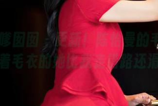 Feilin嗲囡囡 – 更新！陈怡曼的毛衣写真，穿着毛衣的她比我走错路还滑稽！