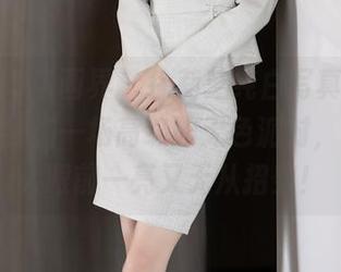 XIAOYU语画界 – 徐莉芝纯白写真，翻页仿佛在参加一场高级的无色派对，真是让人眼前一亮又无从招架！