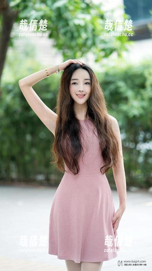 推女郎 - 白裙在风中翩翩，安沛蕾在线图集，引得我几多遐想！
