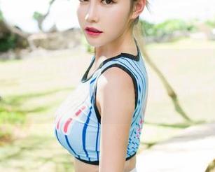 魅妍社 – Jenny佳妮的白裙套图：是裙子更好看，还是Jenny佳妮更吸引眼球？