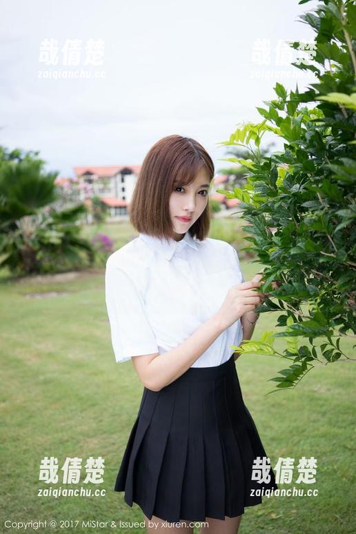 魅妍社 - 易阳Silvia的皮衣高清合集：时尚跨越，优雅又俏皮，仿佛看到了秋天的调皮变幻！